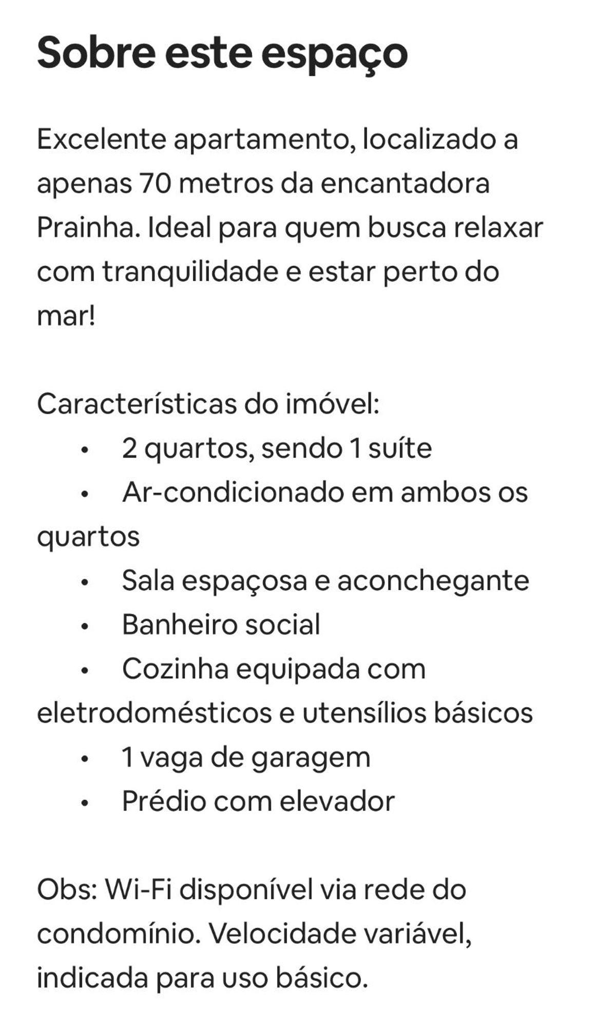 Apartamento Conforto E Brisa Do Mar! Ape Com 2 Quartos A 70m Da Prainha